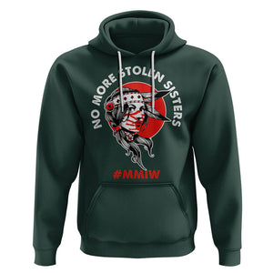 Indigenous Women MMIW Awareness Hoodie No More Stolen Sisters TS02 Dark Forest Green Printyourwear