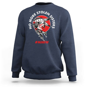 Indigenous Women MMIW Awareness Sweatshirt No More Stolen Sisters TS02 Navy Printyourwear