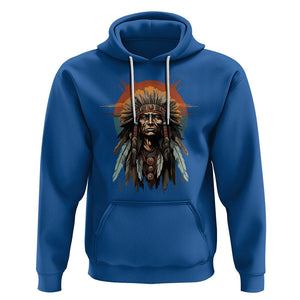 Native American Hoodie Indigenous American Indians Chief Pride TS02 Royal Blue Printyourwear