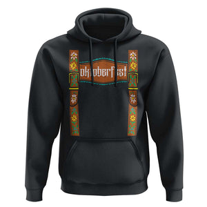 Oktoberfest Lederhosen Costume Hoodie Cute German Bavarian TS02 Black Print Your Wear