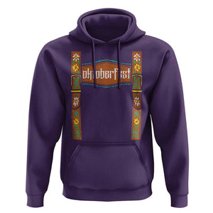 Oktoberfest Lederhosen Costume Hoodie Cute German Bavarian TS02 Purple Print Your Wear
