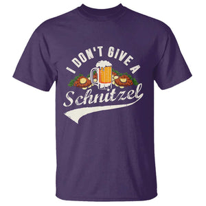 Funny Oktoberfest Drinking T Shirt I Don't Give a Schnitzel German Beer Festival TS02 Purple Print Your Wear