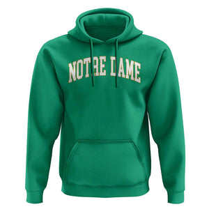 Classic Notre Dame Indiana Hoodie Retro Vintage Varsity Throwback Design TS02 Irish Green Print Your Wear