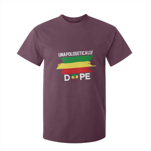 Black History Month T Shirt For Kid Unapologetically Dope Melanin Afro Black Pride TS02 Maroon Print Your Wear