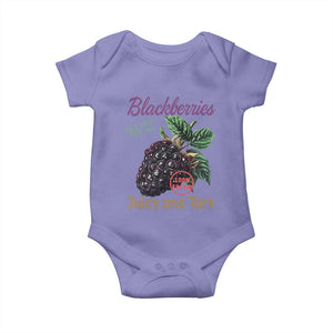 Fresh Juicy Blackberries Baby Onesie Retro Vintage Backberry Farmers Market TS02 Violet Print Your Wear