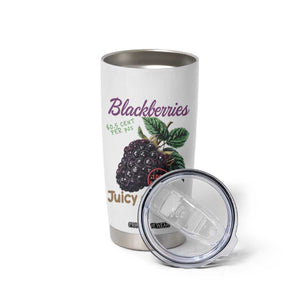 Fresh Juicy Blackberries Tumbler Cup Retro Vintage Backberry Farmers Market TS02 Print Your Wear