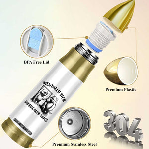 Mentally Sick Physically Thick Bullet Tumbler Retro Vintage Silly Raccoon Weird Meme TS02 Print Your Wear