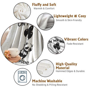 Funny Raccoon 90s Trash Panda Throw Blanket On My Way To Disappoint You Mental Health Meme TS02 Print Your Wear