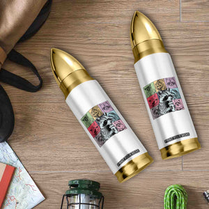 Raccoon Drinking Coffee Graphic Bullet Tumbler Funny Trash Panda Retro 90s Style TS02 Print Your Wear