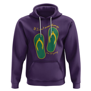 Funny Aussie Slang Hoodie If I Can't Wear Thongs I'm Not Going Flip Flops TS02 Purple Printyourwear