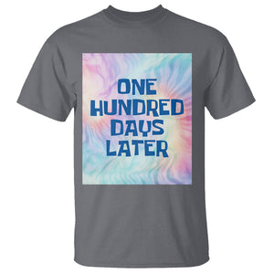 Funny 100 Days of School T Shirt One Hundred Days Later TS02 Charcoal Printyourwear