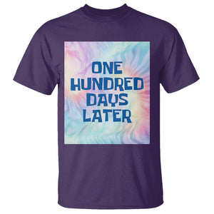 Funny 100 Days of School T Shirt One Hundred Days Later TS02 Purple Printyourwear