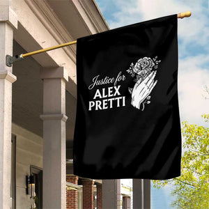 Justice for Alex Pretti Floral Memorial Garden Flag Minneapolis Jan 24 2026 Tribute TS02 Print Your Wear
