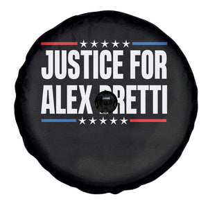 Justice for Alex Pretti Patriotic Spare Tire Cover Minneapolis Jan 24 2026 Memorial Tribute TS02 Print Your Wear