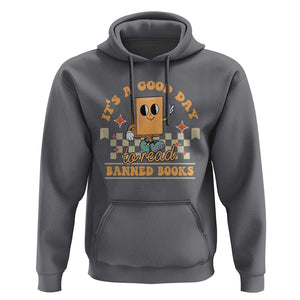 It's A Good Day To Read Banned Books Hoodie Retro Funny Reading Book Lovers Nerd TS02 Charcoal Print Your Wear