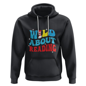 Wild About Reading Hoodie Teacher Of Little Things TS02 Black Printyourwear