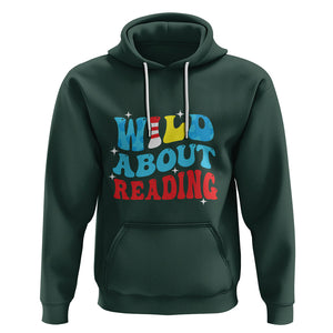 Wild About Reading Hoodie Teacher Of Little Things TS02 Dark Forest Green Printyourwear