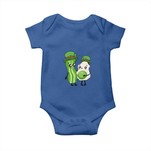 Cute Kids St Patricks Day Baby Onesie Green Eggs Green Ham Smile Face Costume TS02 Royal Blue Print Your Wear