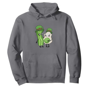 Cute Kids St. Patricks Day Hoodie Green Eggs Green Ham Smile Face Costume TS02 Charcoal Printyourwear