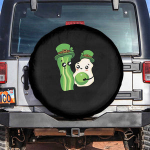 Cute Kids St Patricks Day Spare Tire Cover Green Eggs Green Ham Smile Face Costume TS02 No hole Black Print Your Wear