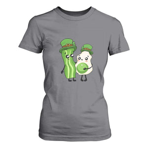 Cute Kids St Patricks Day T Shirt For Women Green Eggs Green Ham Smile Face Costume TS02 Charcoal Print Your Wear
