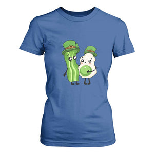 Cute Kids St Patricks Day T Shirt For Women Green Eggs Green Ham Smile Face Costume TS02 Royal Blue Print Your Wear