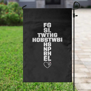 For God So Loved The World John 3 16 Acronym Christian Cross Garden Flag Faith Statement Inspirational Religious Gift TS02 Print Your Wear