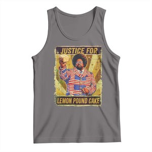 Justice for Lemon Pound Cake Vintage Retro Tank Top Funny Viral Hip Hop Meme Parody Internet Culture Fans TS02 Deep Heather Print Your Wear