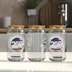 United States of America 250th Anniversary Vintage Seal Glass Can Distressed American Flag 1776 to 2026 Semiquincentennial Patriotic TS02 Print Your Wear