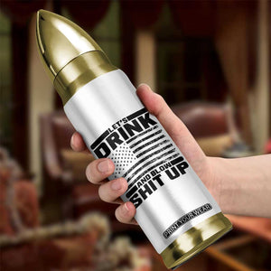 Patriotic 4th of July Fireworks Funny Drinking Party Bullet Tumbler Let's Drink And Blow Shit Up Gag Gift