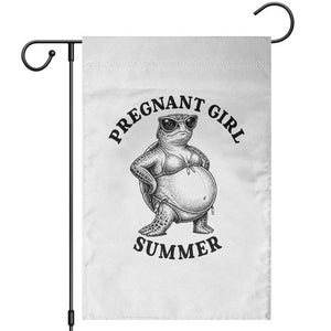 Funny Pregnant Girl Summer Turtle Garden Flag Cute Stipple Maternity Bikini Sea Turtle Beach
