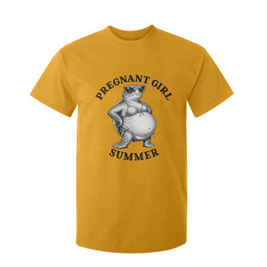 Funny Pregnant Girl Summer Turtle T Shirt For Kid Cute Stipple Maternity Bikini Sea Turtle Beach
