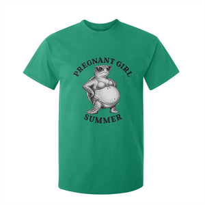 Funny Pregnant Girl Summer Turtle T Shirt For Kid Cute Stipple Maternity Bikini Sea Turtle Beach