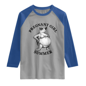 Funny Pregnant Girl Summer Turtle Raglan Shirt Cute Stipple Maternity Bikini Sea Turtle Beach