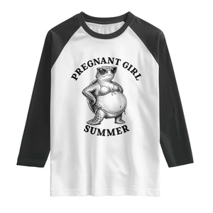 Funny Pregnant Girl Summer Turtle Raglan Shirt Cute Stipple Maternity Bikini Sea Turtle Beach