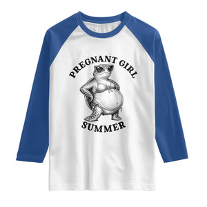Funny Pregnant Girl Summer Turtle Raglan Shirt Cute Stipple Maternity Bikini Sea Turtle Beach