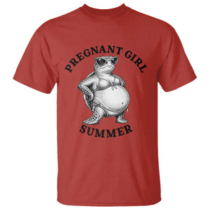 Funny Pregnant Girl Summer Turtle T Shirt Cute Stipple Maternity Bikini Sea Turtle Beach