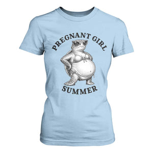 Funny Pregnant Girl Summer Turtle T Shirt For Women Cute Stipple Maternity Bikini Sea Turtle Beach