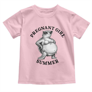 Funny Pregnant Girl Summer Turtle Toddler T Shirt Cute Stipple Maternity Bikini Sea Turtle Beach
