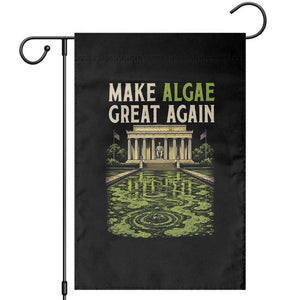 Make Algae Great Again Lincoln Memorial Reflecting Pool Graphic Garden Flag Funny Washington DC Viral Swamp Meme