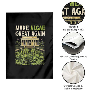 Make Algae Great Again Lincoln Memorial Reflecting Pool Graphic Garden Flag Funny Washington DC Viral Swamp Meme