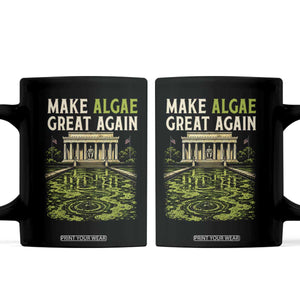 Make Algae Great Again Lincoln Memorial Reflecting Pool Graphic Coffee Mug Funny Washington DC Viral Swamp Meme