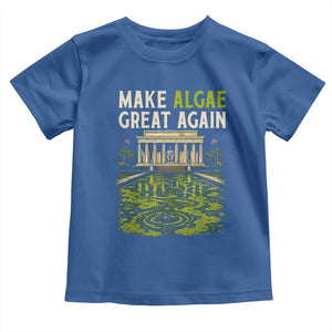 Make Algae Great Again Lincoln Memorial Reflecting Pool Graphic Toddler T Shirt Funny Washington DC Viral Swamp Meme
