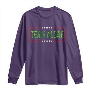 Team Algae Satire Long Sleeve Shirt Funny Lincoln Memorial Reflecting Pool Meme Parody