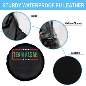 Team Algae Satire Spare Tire Cover Funny Lincoln Memorial Reflecting Pool Meme Parody