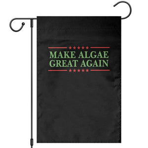 Make Algae Great Again Retro Garden Flag Funny Lincoln Memorial Reflecting Pool Parody Meme