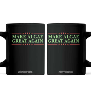 Make Algae Great Again Retro Coffee Mug Funny Lincoln Memorial Reflecting Pool Parody Meme