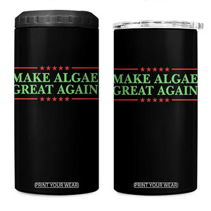 Make Algae Great Again Retro 4 in 1 Can Cooler Tumbler Funny Lincoln Memorial Reflecting Pool Parody Meme