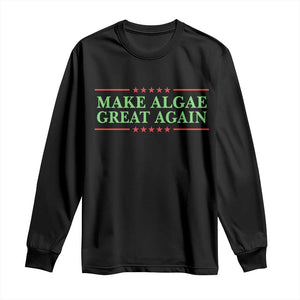 Make Algae Great Again Retro Long Sleeve Shirt Funny Lincoln Memorial Reflecting Pool Parody Meme