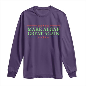 Make Algae Great Again Retro Long Sleeve Shirt Funny Lincoln Memorial Reflecting Pool Parody Meme